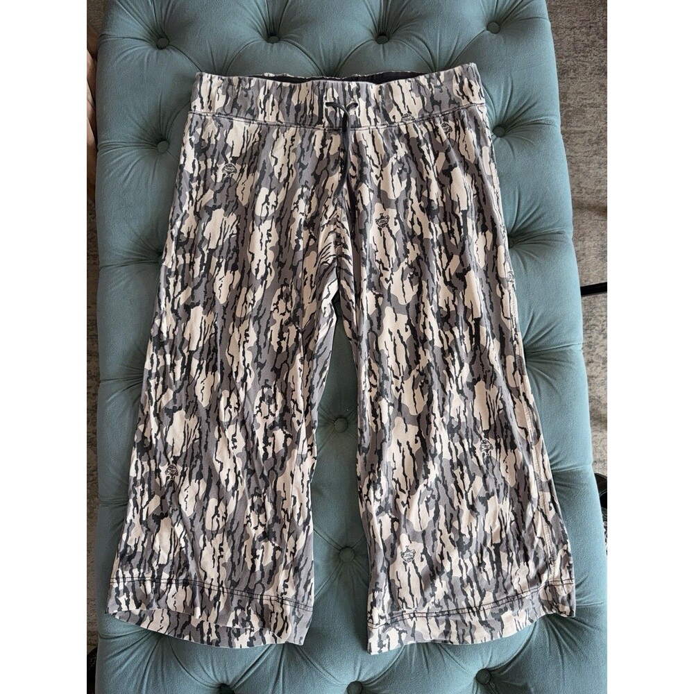 VTG Mossy Oak Women's Camouflage Loose Fit Drawstring Activewear Pajama Pants M
